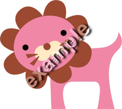 Jungle Lion Pink