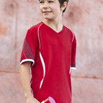 Kids Cooldry Razor V Neck Tee